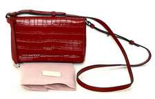 Radley Cross Body Bag Mini LEXINGTON Dark Red Leather New RRP 119