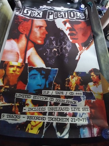 Rare huge sex pistols kiss - pistols,