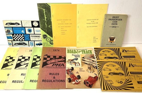 12x automotive ephemera - automotive, +