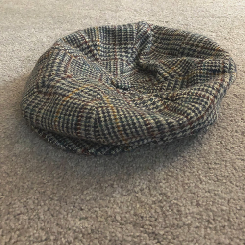 Vtg donegal tweed newsboy cap - vtg,
