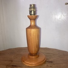 Vintage Wooden Turned Lamp