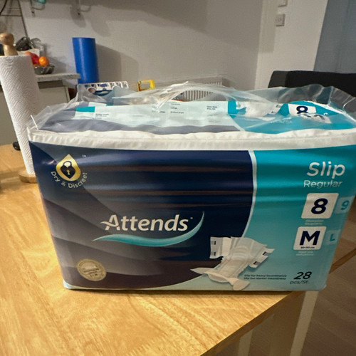 Attends slip regular - slip, 8