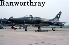 Orig Aircraft slide USAF 63-8315 F-105 Thunderchief Lakenheath 1976 #2152