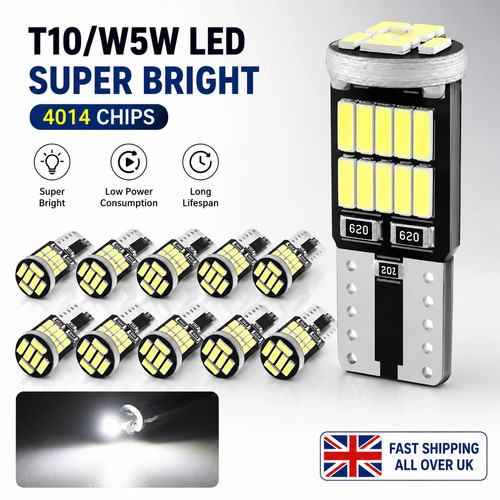 10x 501 t10 led bulbs - 501,