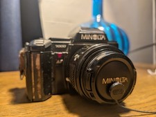 Minolta Maxxum 7000AF 35mm SLR Film Camera Auto Focus 50mm Lens, Black *Tested*