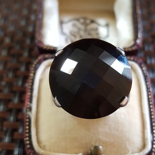 Smoky quartz statement ring - statement,