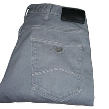 Armani Jeans J06 Slim Fit Stretch Denim W32 L34 Grey GA Mens AJ 8n6j06