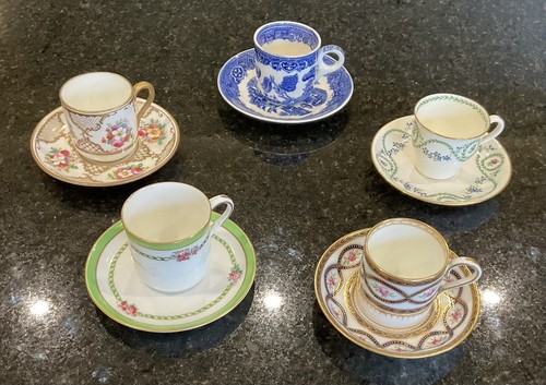 Vintage demitasse set 5 - vintage, of