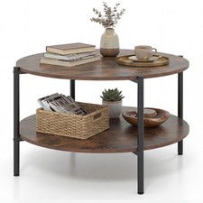 COSTWAY Round Coffee Table