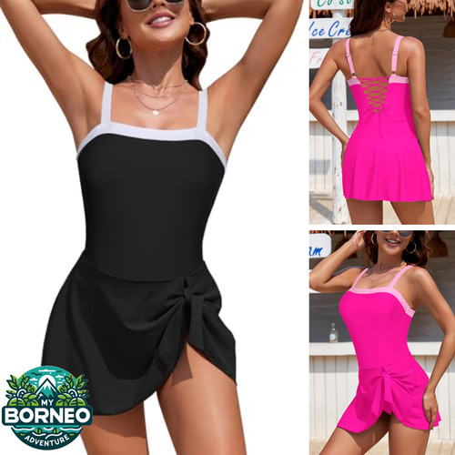 Womens swimdress tummy control - swimdress,