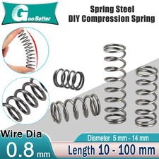 Spring Steel 0.8mm Wire Diameter Compression Springs Small Pressure Coil Spring