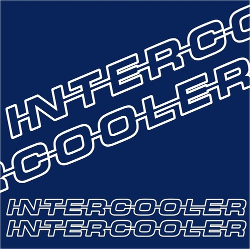 Intercooler decals stickers - /,