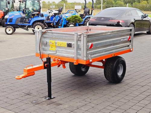Tipping trailer for compact - trailer,
