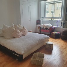 King size bed with - , mattress