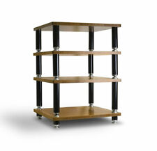Norstone Stabbl Modular HiFi AV Rack Stand Black & Bamboo FREE Delivery