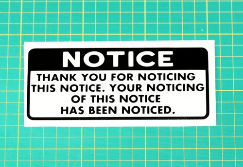 Funny notice car - notice, van