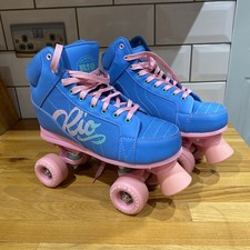 Rio Lumina Quad Skates UK 5 Rio245 Blue & Pink EUR 38