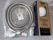 Mira Response Shower Head + EXTRA LONG 2m Hose SEALED - Buy It Now £49.95