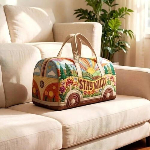 Bohemian vintage travel duffel - travel,