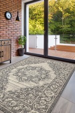 LARGE OUTDOOR PATIO RUG FLAT