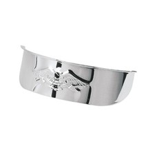 CHROME HEADLIGHT VISOR/PEAK