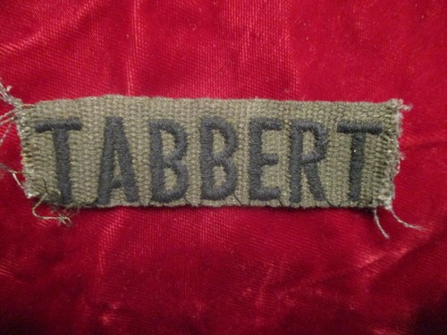 Military name tag patch - tag,