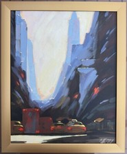 Original old oil painting