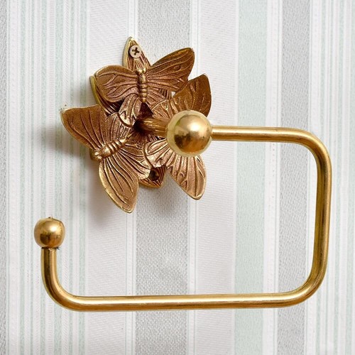 Bronze floral base toilet - bronze,
