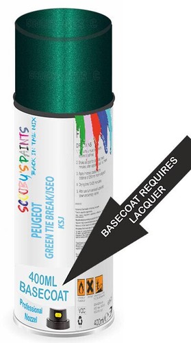 Basecoat aerosol for peugeot - aerosol,