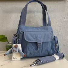 Kipling Fairfax Multiway Bag New With Tags Monkey HAZE BLUE Handbag Strap Alanis