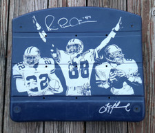 Dallas cowboys triplets signed - dallas,