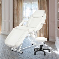 White Massage Chair Bed with
