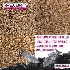 Carp Pellets - 2mm, 4.5mm, 6mm, 8mm - PVA Bag Mix Feeder, Match & Coarse Fishing