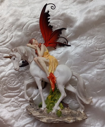 Fairy with red - fairy, wings