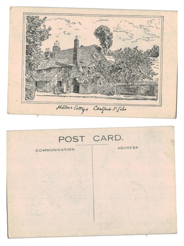 Vintage postcard milton - vintage,