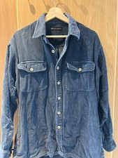 Men's M Navy Blue Corduroy