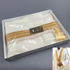 OFF WHITE BISHT ARAB ROBE MEN