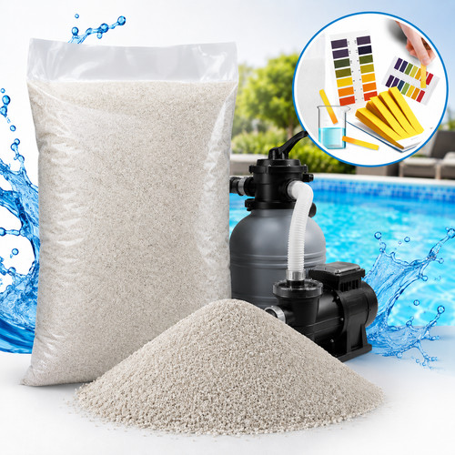 Swimming pool filter silica - pool,
