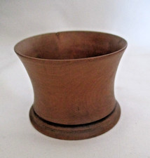 VINTAGE Hand Turned Wooden (Boxwood) Dice Shaker.  4cm x 5.5cm ( 1.75" x 2.25")
