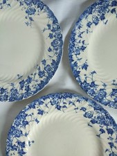 3 X Antique Tea Plates