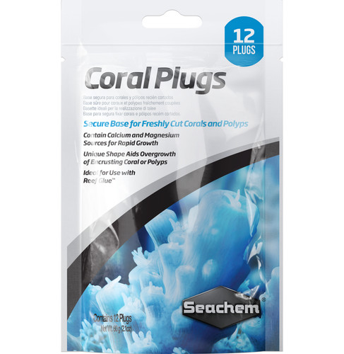 Seachem coral frag plugs - seachem,
