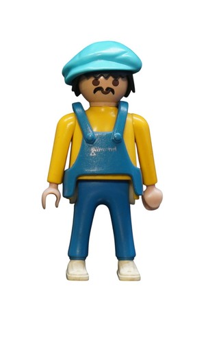 Playmobil gas station service - station,