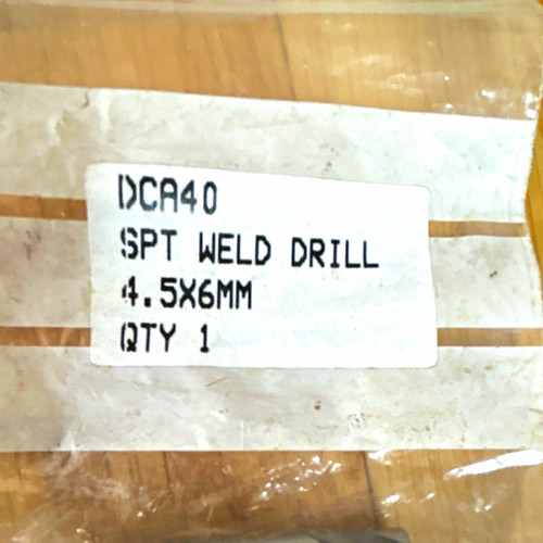 Dca40 spot weld drill bit - spot, 4.5