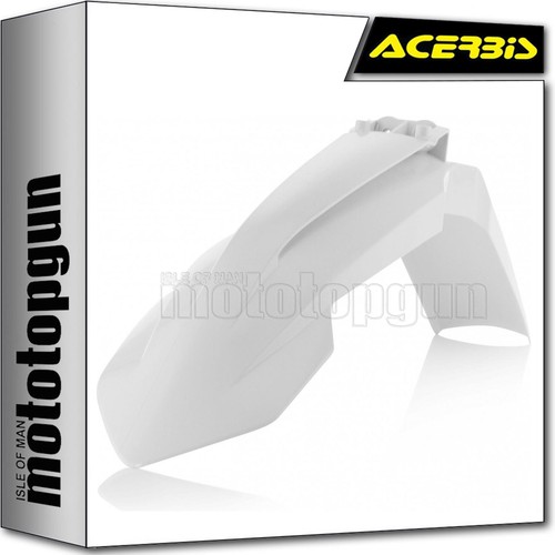 Acerbis front fender white - front,