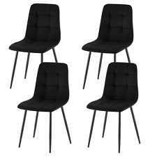 Dining Chairs Set of 4 Velvet