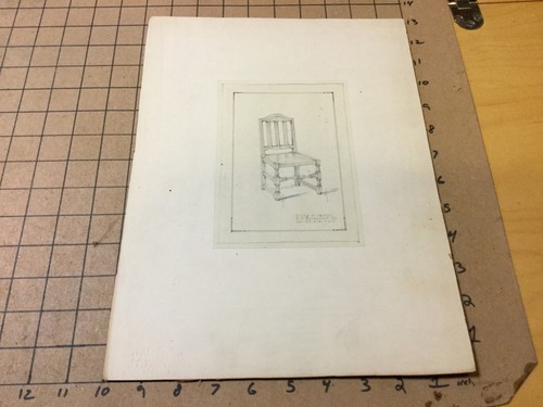 Vintage original drawing - vintage,