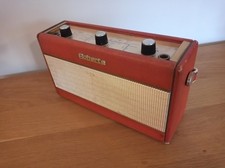 Roberts R303 Vintage Retro Radio .Working Order. Red 1960s MW/LW