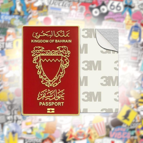 Bahrain passport metal phone - metal,