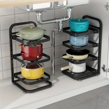 4 Tier Kitchen Pan Stand Pot