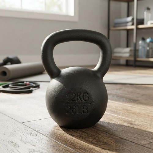12kg cast iron kettlebell - cast,